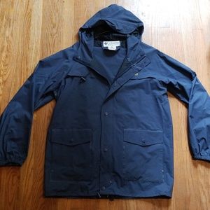 Columbia navy blue rain suit (jacket and pants)